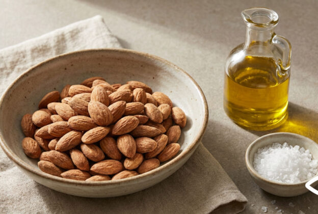 ¿Sabes cómo freír almendras en casa? 