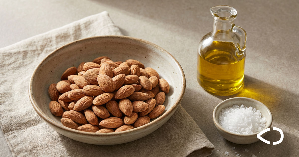 ¿Sabes cómo freír almendras en casa? 